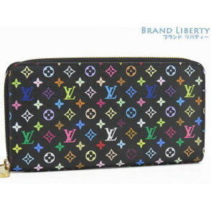 Louis Vuitton Multicolor Zippy Wallet Zip Long Noir Black Grenard Pink